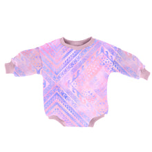 Load image into Gallery viewer, Oversized Sweater Romper Polynesian