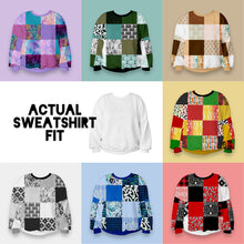 Load image into Gallery viewer, Adult Oversized Patchwork Sweater Pre Order