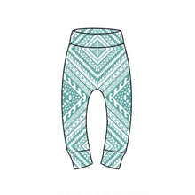 Load image into Gallery viewer, Grow With Me Pants Polynesian Style