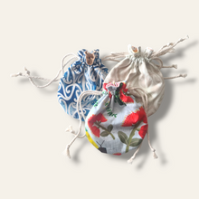 Load image into Gallery viewer, Mark fabric drawstring bags