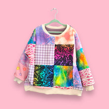 Load image into Gallery viewer, Oversized Patchwork Sweater