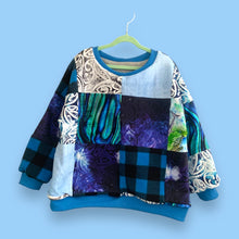 Load image into Gallery viewer, Oversized Patchwork Sweater