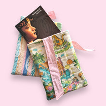 Load image into Gallery viewer, Remade Quilted Book Sleeve