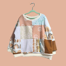 Load image into Gallery viewer, Oversized Patchwork Sweater