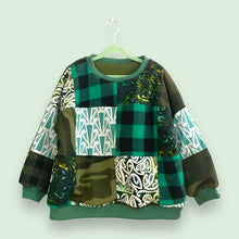 Load image into Gallery viewer, Oversized Patchwork Sweater
