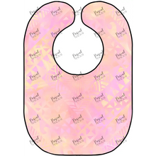 Load image into Gallery viewer, Candy Coloured Tie Dye Bibs Full Orange