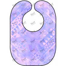 Load image into Gallery viewer, Candy Coloured Tie Dye Bibs Full Purple