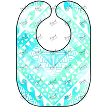 Load image into Gallery viewer, Candy Coloured Tie Dye Bibs Green