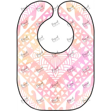 Load image into Gallery viewer, Candy Coloured Tie Dye Bibs Orange