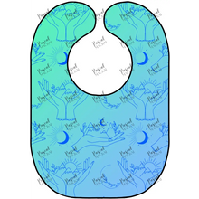 Load image into Gallery viewer, Celestial Bibs Hand/Mountains