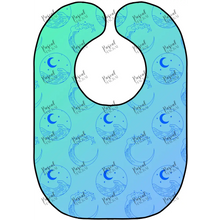 Load image into Gallery viewer, Celestial Bibs Moon/Waves