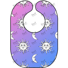 Load image into Gallery viewer, Celestial Bibs Sun/Moon