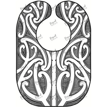 Load image into Gallery viewer, Custom Māori Bibs Whitu