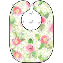 Load image into Gallery viewer, Floral Sage Bibs