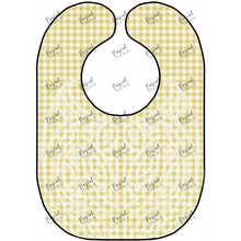 Load image into Gallery viewer, Gingham Tahi Bib Yellow