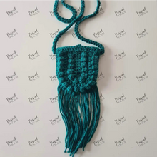 Load image into Gallery viewer, Little Kids Crochet Bag Teal