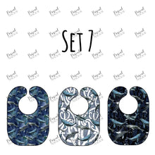 Load image into Gallery viewer, Whale Ocean Baby bibs