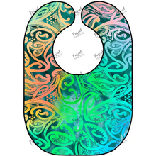 Load image into Gallery viewer, Maori Brights Green/Blue Bibs