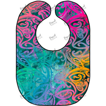 Load image into Gallery viewer, Maori Brights Splash Bibs