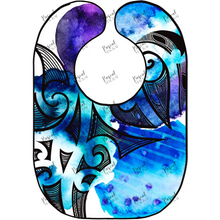 Load image into Gallery viewer, O.g Collection Blue Watercolour Bibs