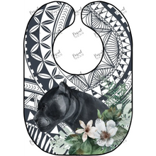 Load image into Gallery viewer, Polynesian Design Animal Bibs Panther