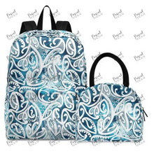 Load image into Gallery viewer, Pre Order Backpack & Lunch Box Set Ocean /