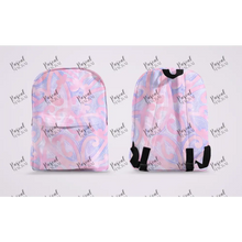 Load image into Gallery viewer, Pre Order Maori And Polynesian Pastel Backpacks Lavender/Pink Design 1