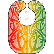 Load image into Gallery viewer, Rasta Series Intricate White Bibs