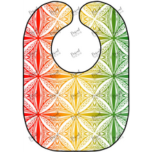 Load image into Gallery viewer, Rasta Series Poly 1 White Bibs