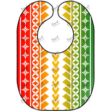 Load image into Gallery viewer, Rasta Series Poly 9 White Bibs