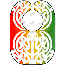 Load image into Gallery viewer, Rasta Series Rima White Bibs