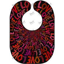 Load image into Gallery viewer, Retro Art Bibs Love