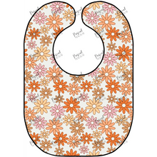Load image into Gallery viewer, Retro Bibs Flowers