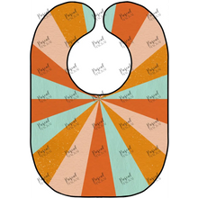 Load image into Gallery viewer, Retro Vibe Bibs Sun Rays