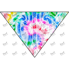 Load image into Gallery viewer, Tie Dye Bandana Bib Green
