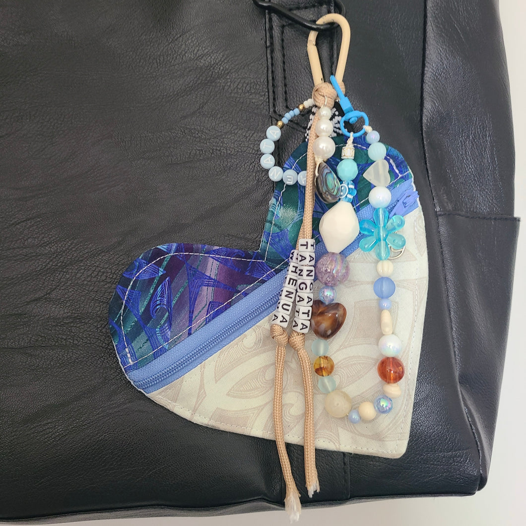 Heart Coin Pouch Bag Charms