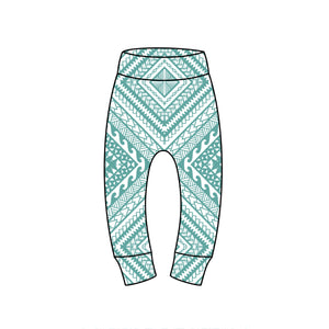 Grow With Me Pants Polynesian Style