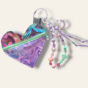 Heart Coin Pouch Bag Charms