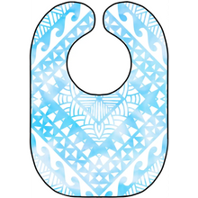 Load image into Gallery viewer, Candy Coloured Tie Dye Bibs Blue
