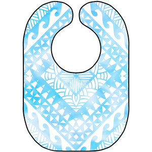 Candy Coloured Tie Dye Bibs Blue