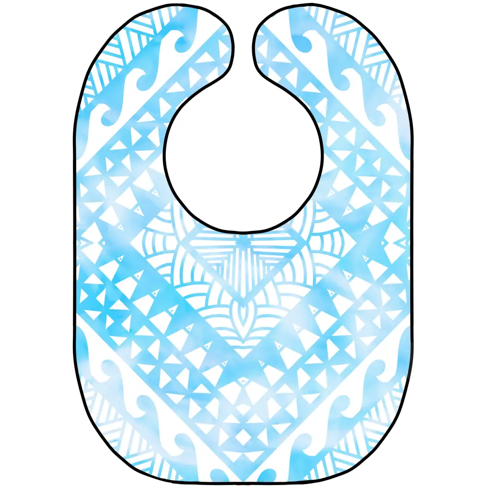 Candy Coloured Tie Dye Bibs Blue