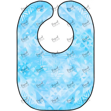 Load image into Gallery viewer, Candy Coloured Tie Dye Bibs Full Blue
