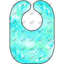 Load image into Gallery viewer, Candy Coloured Tie Dye Bibs Full Green
