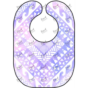 Candy Coloured Tie Dye Bibs Purple