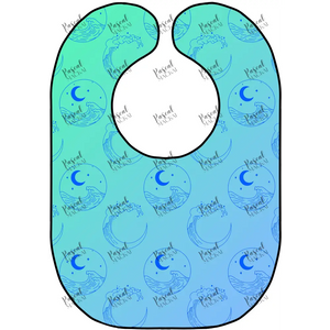 Celestial Bibs Moon/Waves