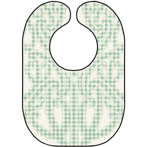 Gingham Intricate Bib