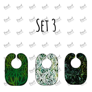 Pounamu Greenstone Jade Baby Bibs