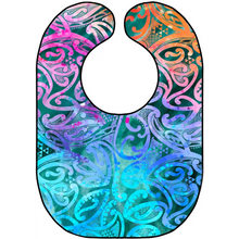 Load image into Gallery viewer, Maori Brights Aqua/Purple/Pink Bibs
