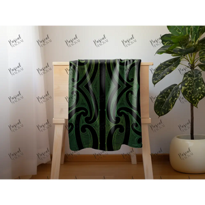 New Design Minky Baby Blankets Pre Order Pounamu On Black Blanket