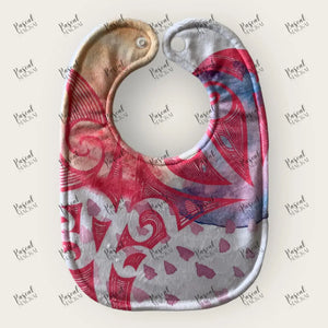 O.g Collection Pink Watercolour Bibs